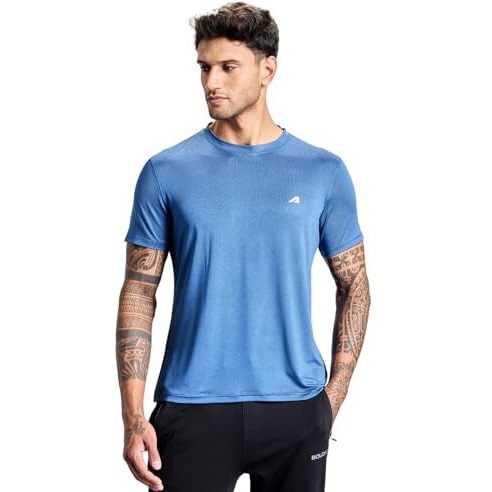 Boldfit Men's Regular Fit T-Shirt (BFTBM3012SBlueL_Blue