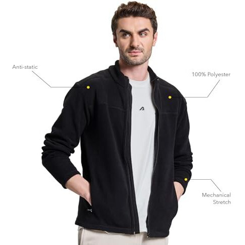 Boldfit Men's Sweatshirt (BFTBM4022S(H) BKL_Black