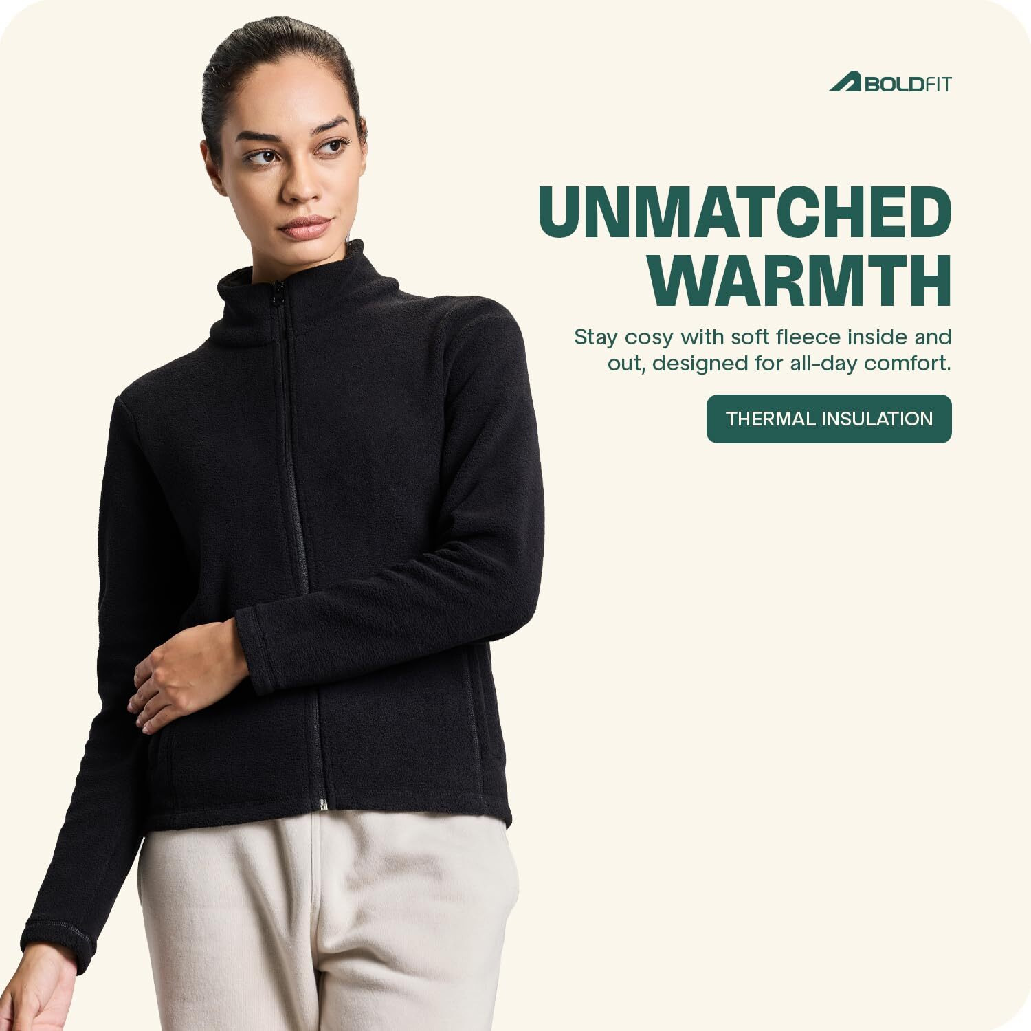 Boldfit Women's Sweatshirt (BFTBW4012S(H) BlackM_Black