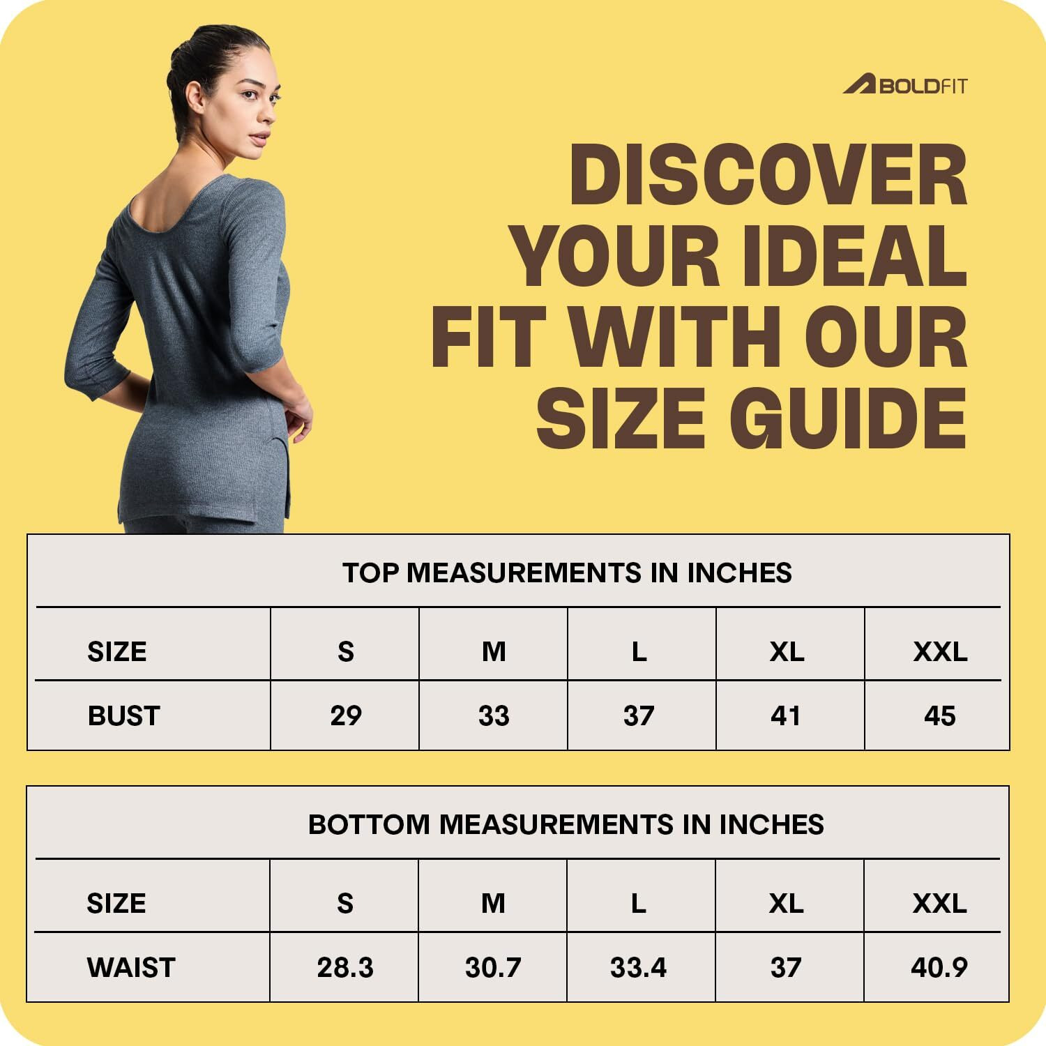 Boldfit Thermal Wear for Women Set Top & Bottom Winter Wear for Women for Women Set Natural Insulation Body Warmer for Women Cotton-Viscose Thermals for Women Lower Leggings Winter Wear Inner Set -XXL