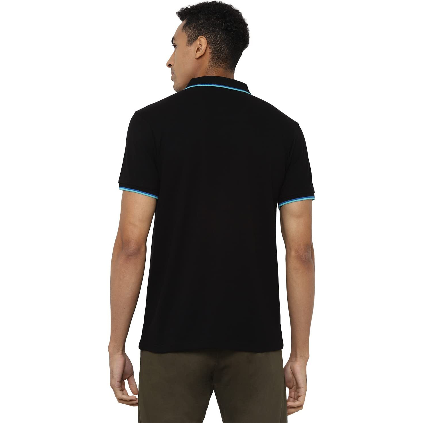 Allen Solly Men Regular Fit Polo (Askpqrgfs83162-M_Black_M)
