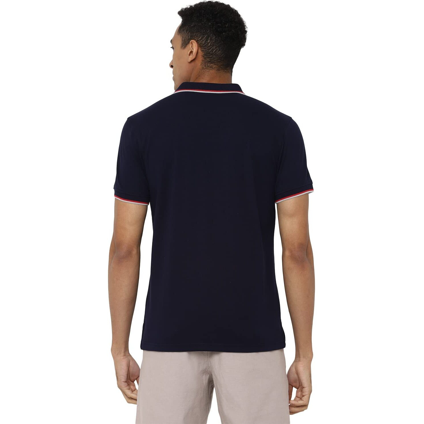 Allen Solly Men Solid Regular Fit T-Shirt(Askpqrgfw82524_Navy_M)