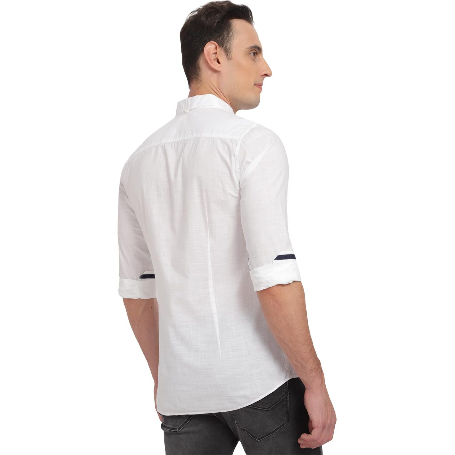 Allen Solly Men's Slim Fit Shirt (ASSFWMOFO48848_White_38)