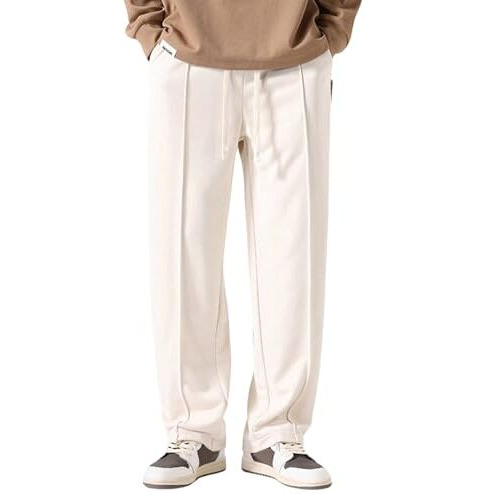 GRECIILOOKS Regular Fit Track Pant for Men (Gl-Tp-1011-Large-White)