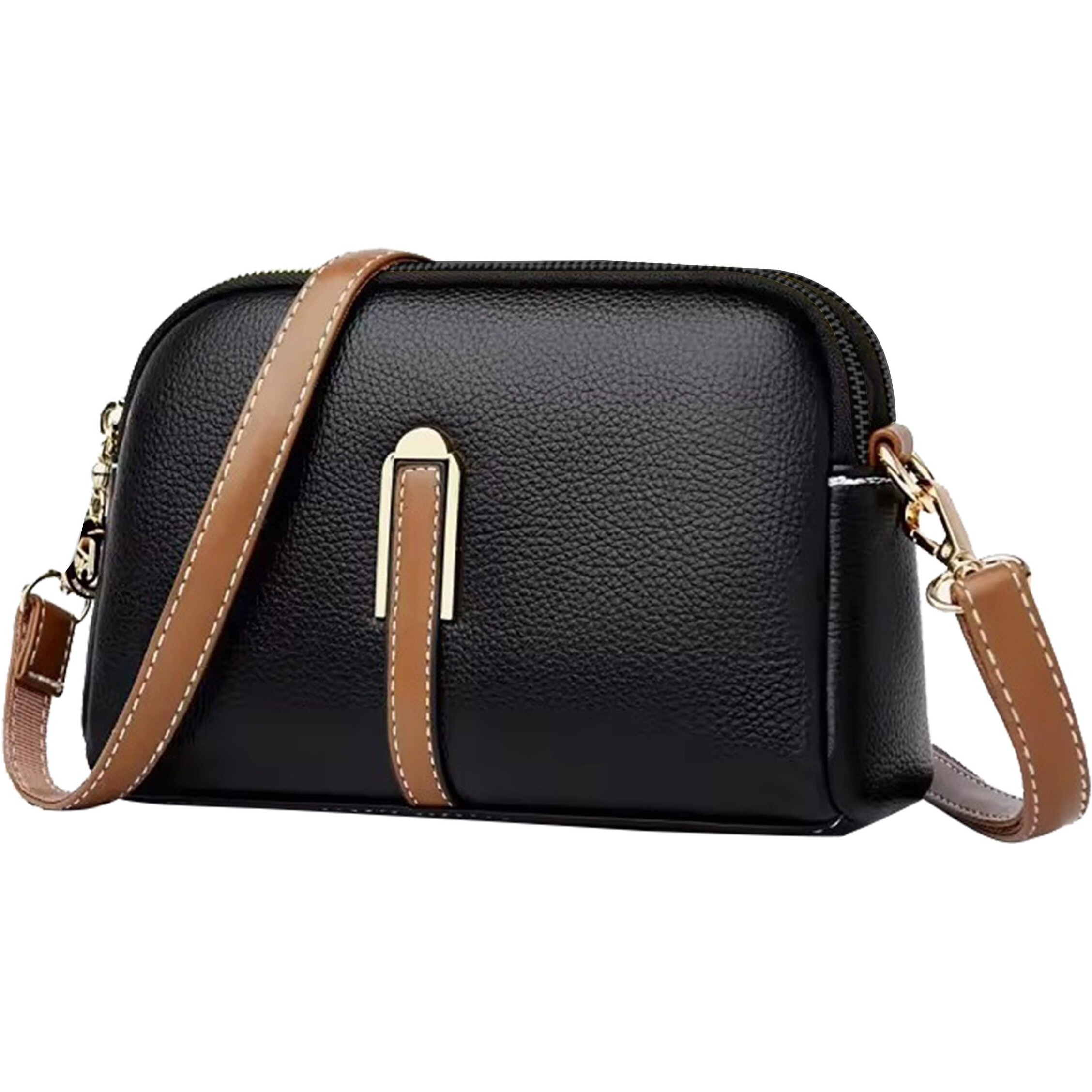 ADISA Women's Girls Grains Cross Body Sling Bag (SL5141-BLA)