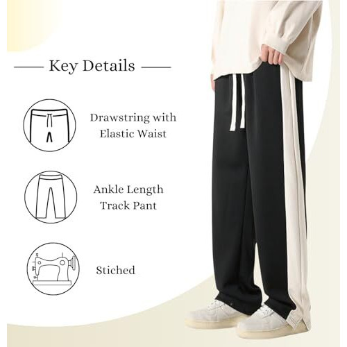 GRECIILOOKS Regular Track Pant for Men (Gl-Tp-1033-Medium-Black)