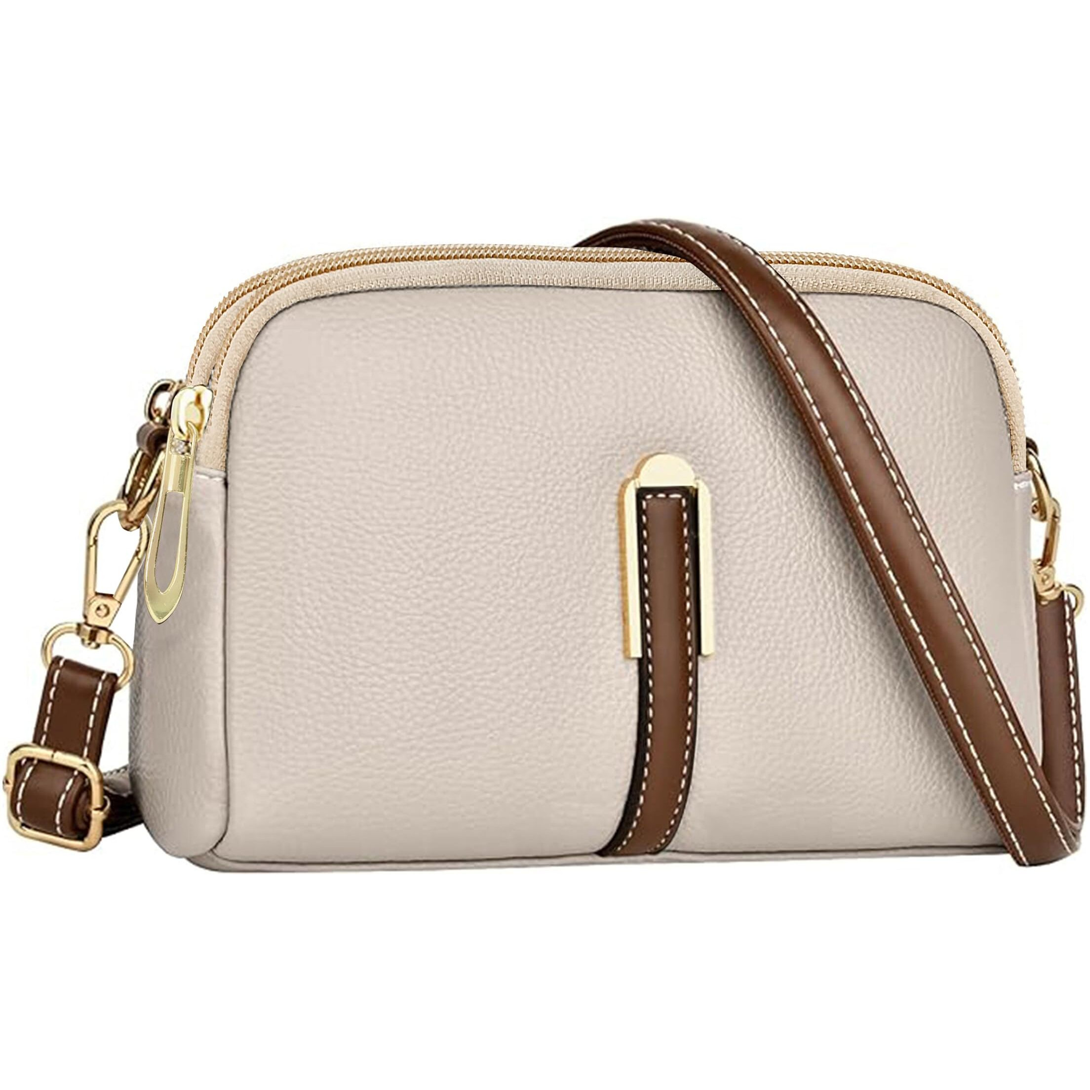 ADISA Women's Girls Grains Cross Body Sling Bag (SL5141-BEI)