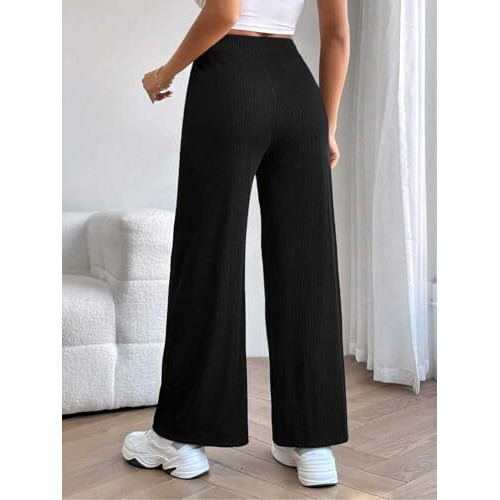 GRECIILOOKS Regular Fit Trouser for Women (Gl-Tr954-Medium-Black)