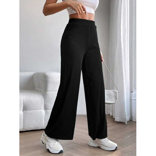 GRECIILOOKS Regular Fit Trouser for Women (Gl-Tr954-Medium-Black)