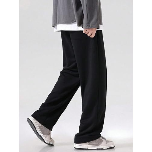 GRECIILOOKS Regular Fit Track Pant for Men (Gl-Tp-1012-L-Black)