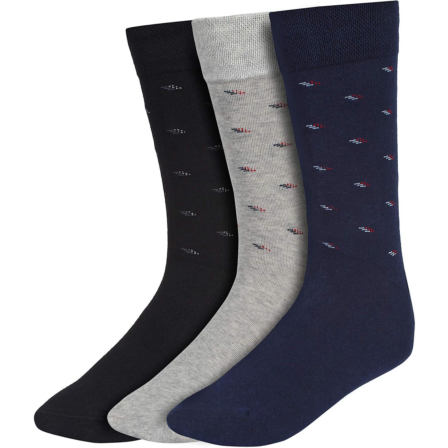 CREATURE Men's Cotton Calf Length Formal Socks Seamless(SCS-901)