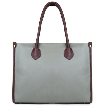 LEGAL BRIBE Women Textured Tote Bag (Green)