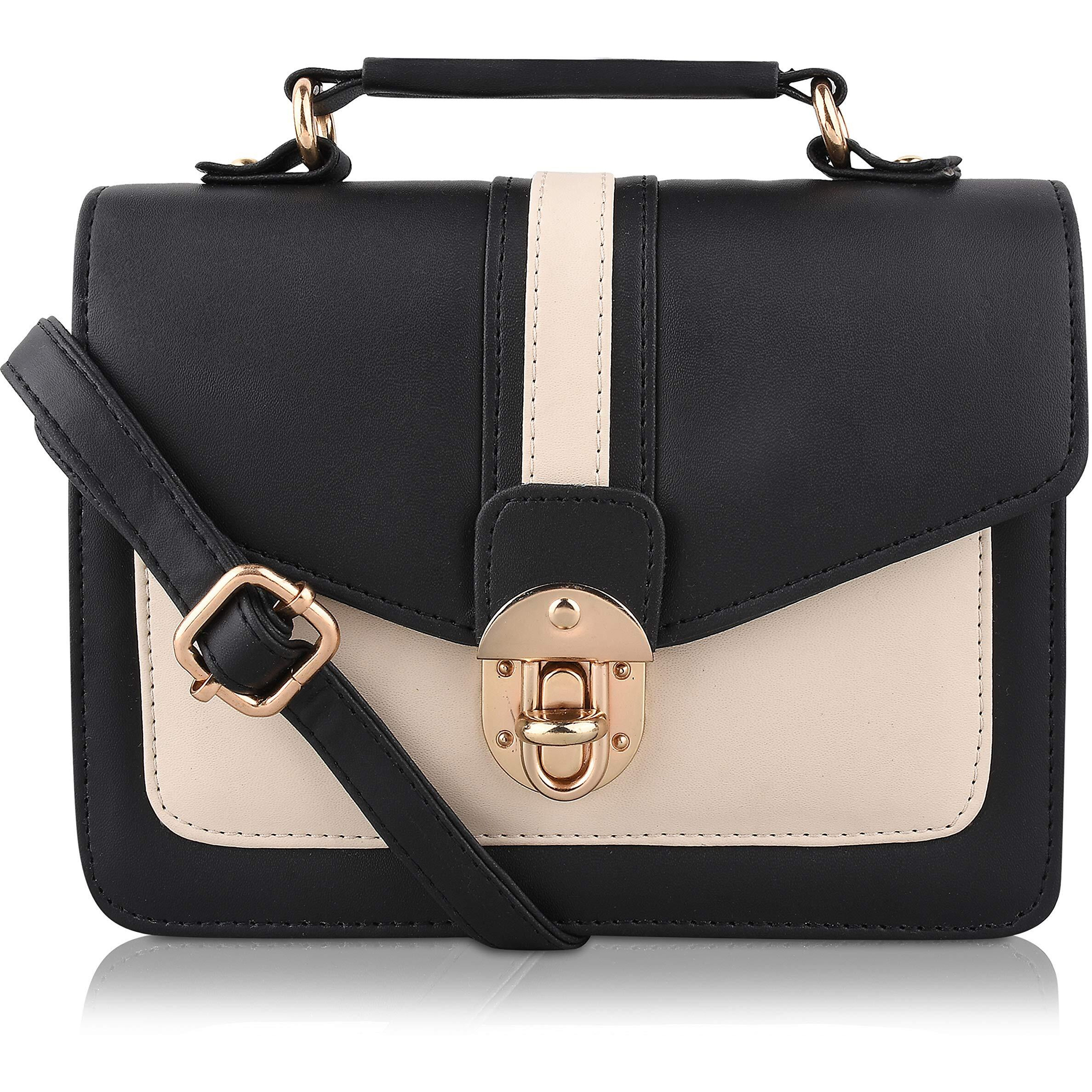 ADISA Women's Sling Bag (Black)