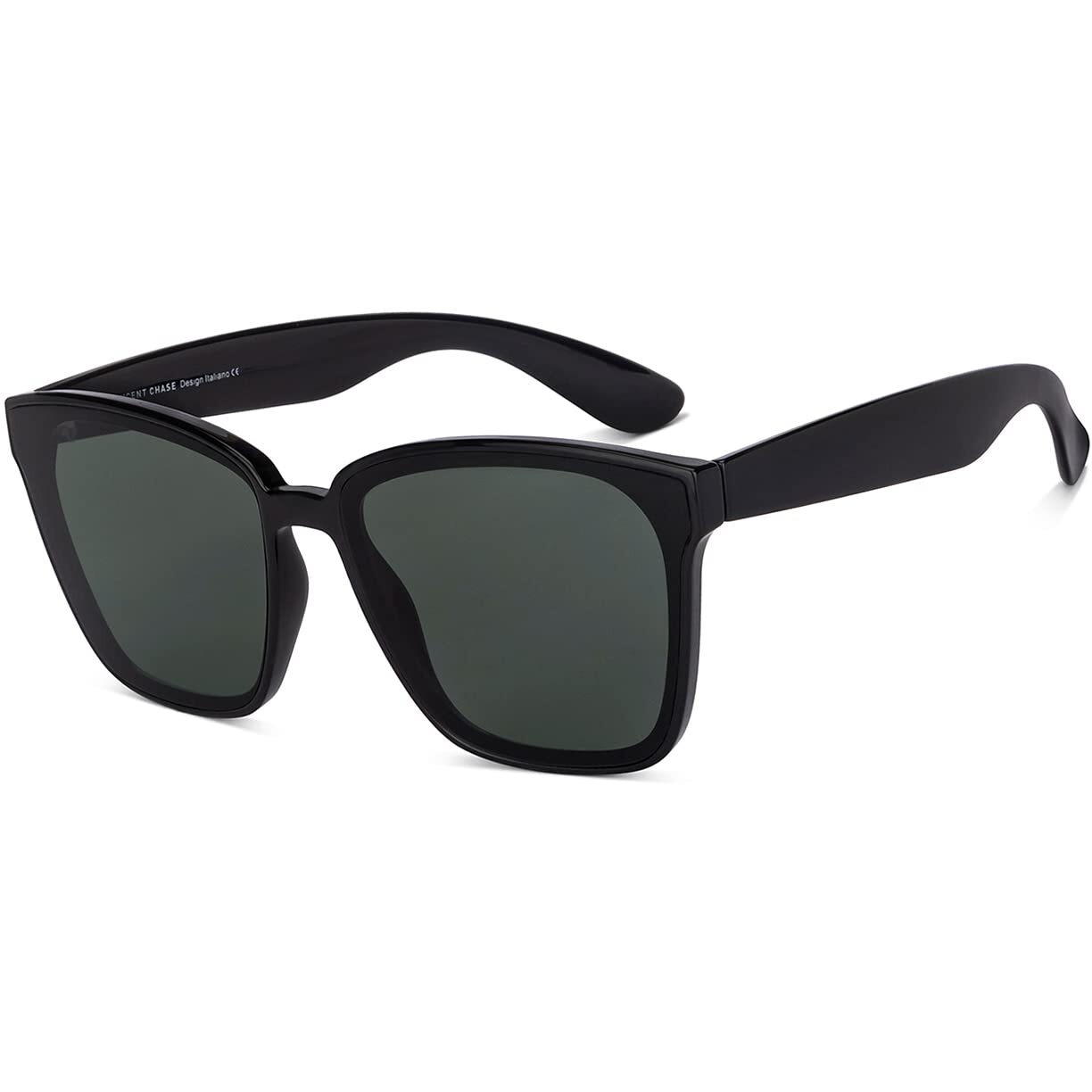 Vincent Chase By Lenskart | Havana Full Rim Square Branded Latest and Stylish Sunglasses | Polarized and 100% UV Protected | For Men & Women | Large | VC S14526