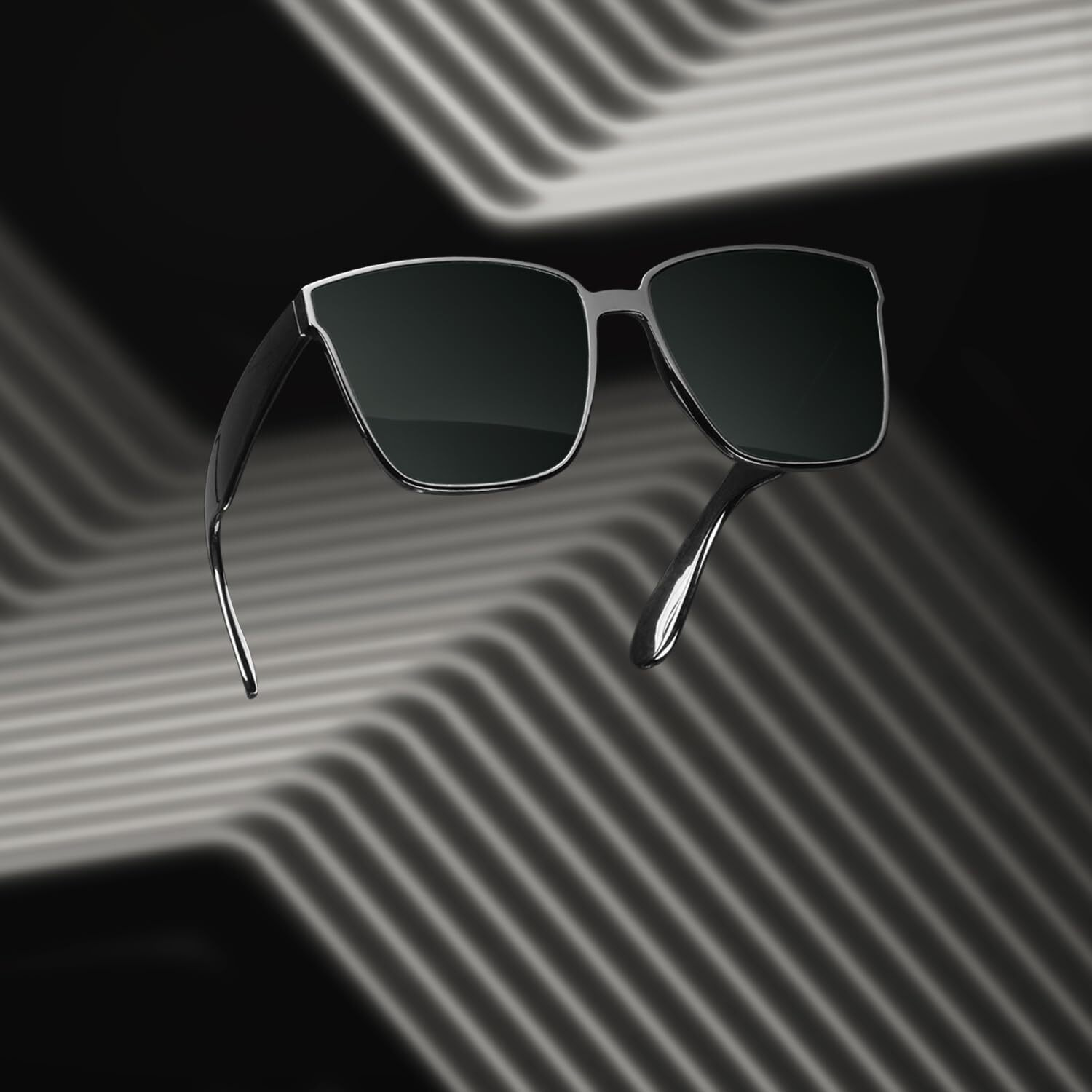 Vincent Chase By Lenskart | Havana Full Rim Square Branded Latest and Stylish Sunglasses | Polarized and 100% UV Protected | For Men & Women | Large | VC S14526