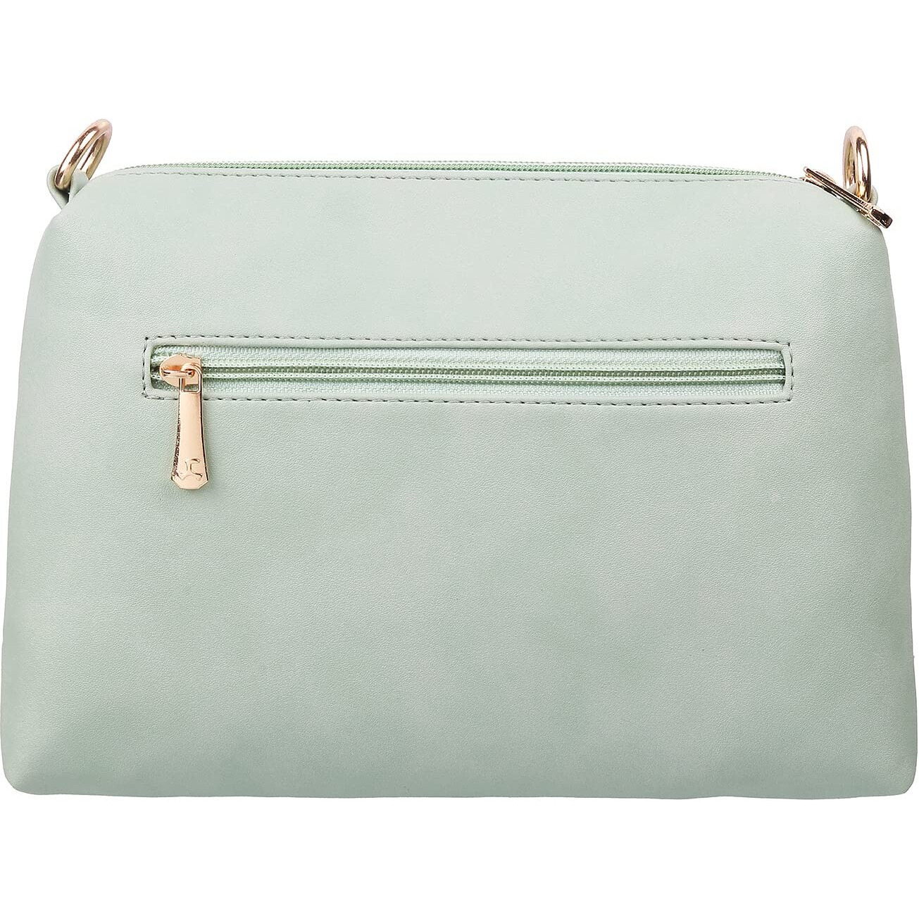 Mochi Women Lightgreen Zip Top Sling Bag (66-7354)
