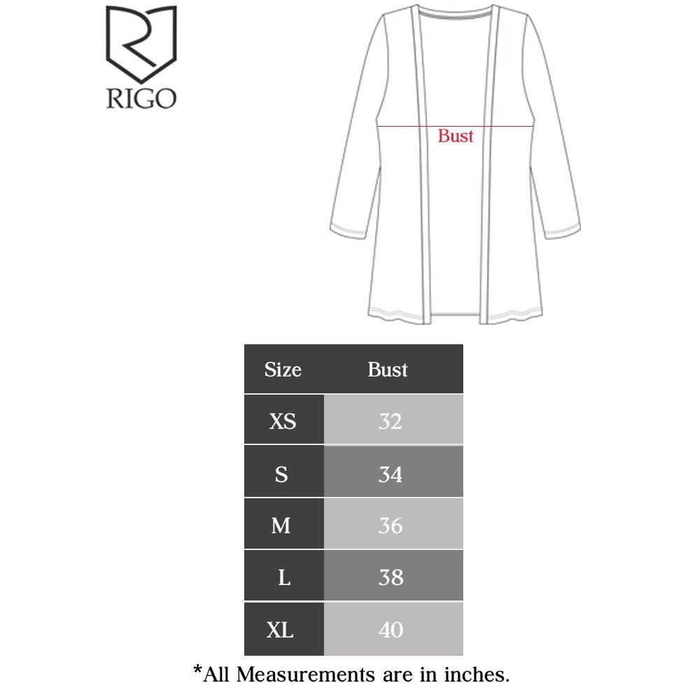 Rigo Front Open Long Rib Shrug (Free Size, Black)