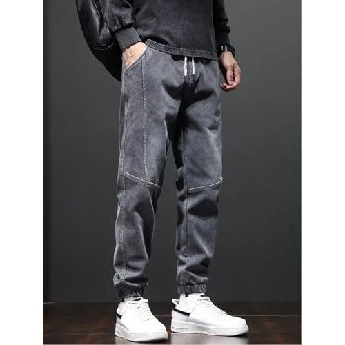 Lymio Men Jeans || Jeans for Men || Jogger Jeans (Jeans-11-12) (34, Black)