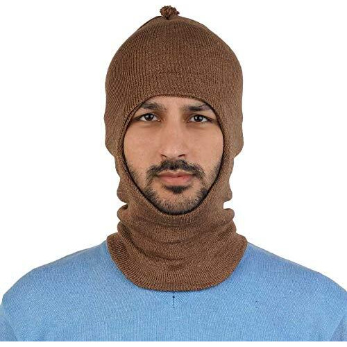 digital shopee Men's Acrylic Monkey Cap Pack of 3_Multicolor, Free Size
