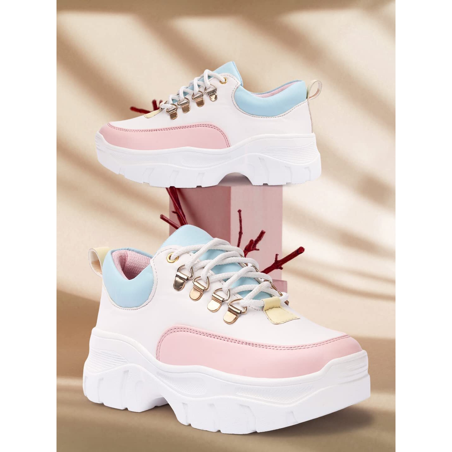Vendoz Women Pink Casual Shoes - 39 EU