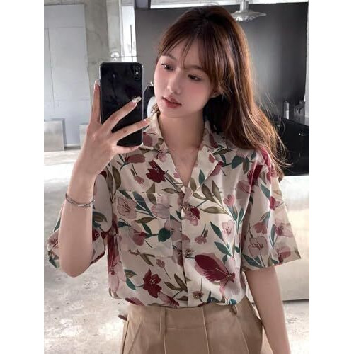 Leriya Fashion Oversized Shirt for Women | Shirt for Women Stylish Western | Women Long Shirt (Medium, Beige)