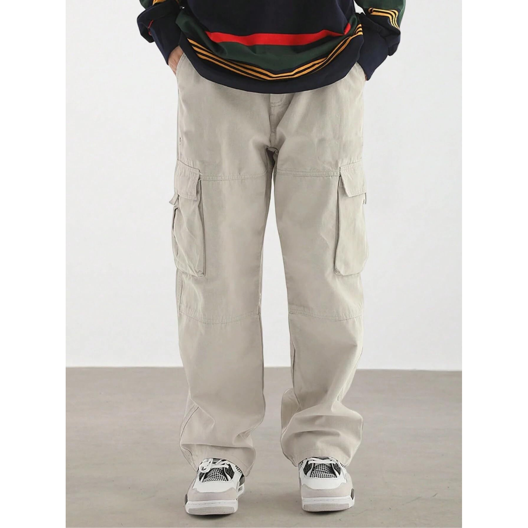 Lymio Men Cargo || Men Cargo Pants || Men Cargo Pants Cotton || Cargos for Men (Cargo-50-53) (in, Alpha, 2XL, Apricot)