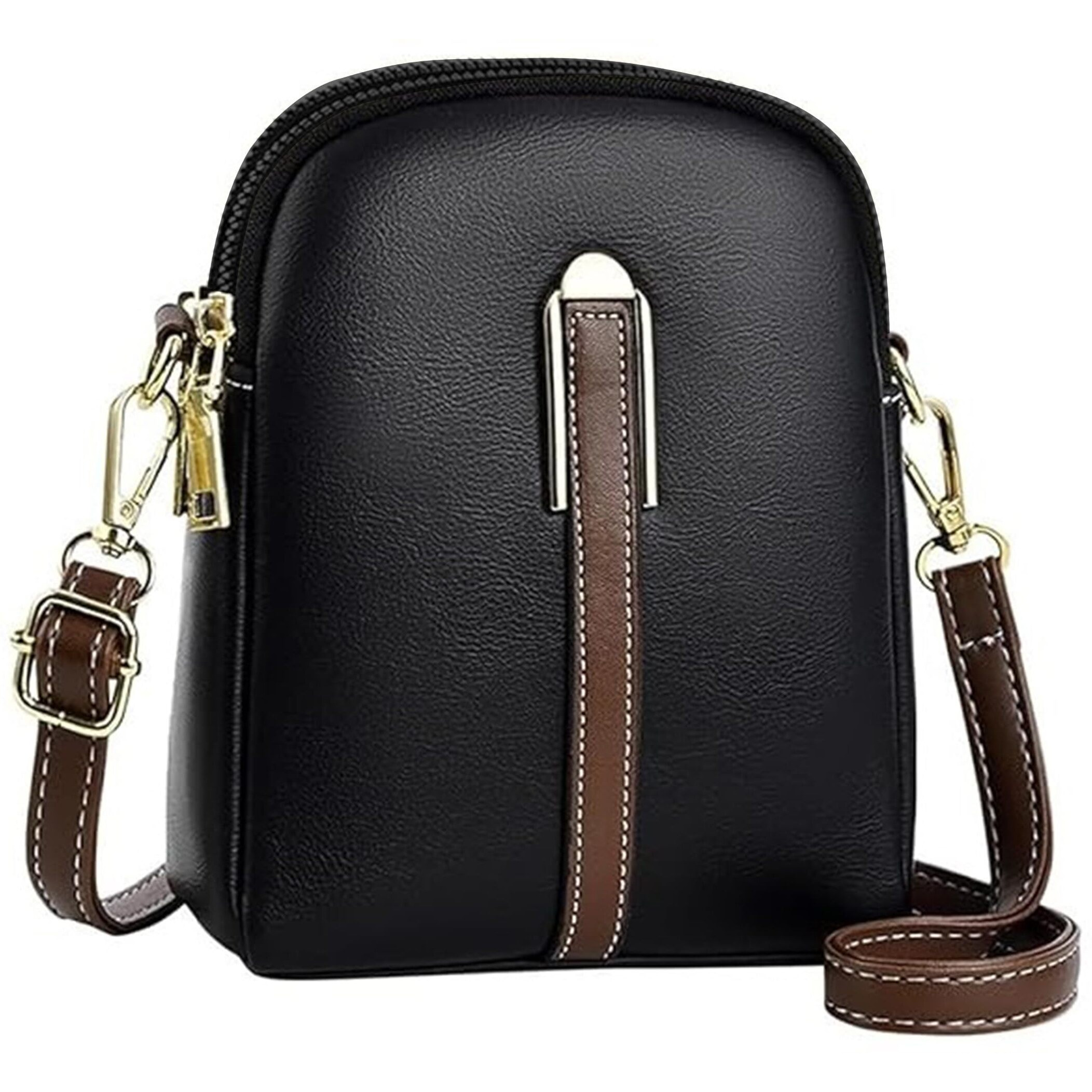 ADISA Women's Girls Grains Cross Body Sling Bag (SL5133-BLA)