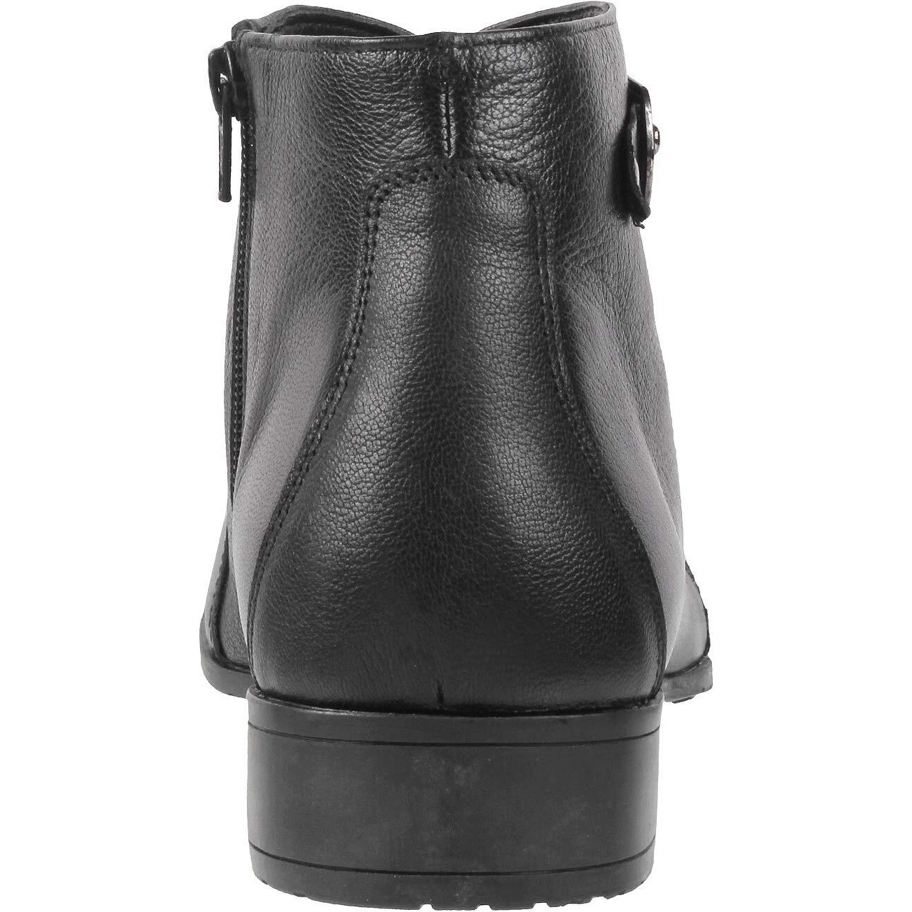 Metro Mens Leather Black Boots (Size (8 UK (42 EU))