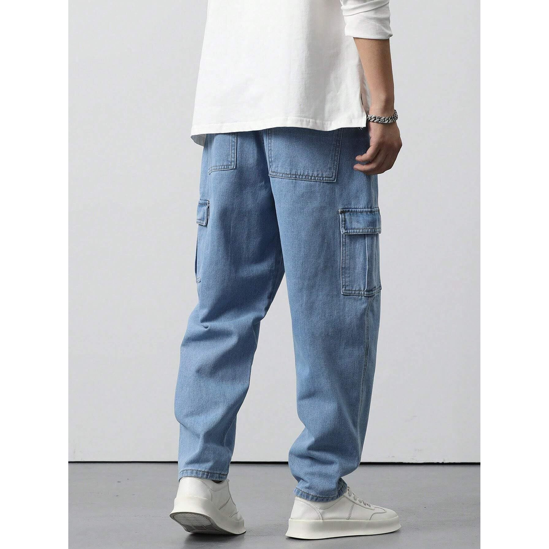 TAGAS Men's Loose Jeans (MDJ-3-BLUE-30_Blue_38)