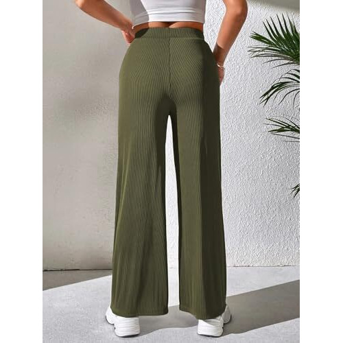 GRECIILOOKS Trouser for Women (GL-TR952-S-DARK Green)