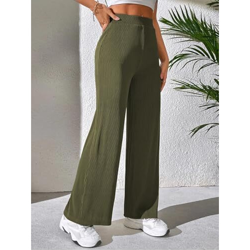 GRECIILOOKS Trouser for Women (GL-TR952-S-DARK Green)