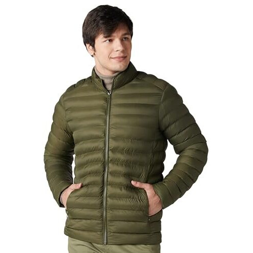 Amazon Brand - Symbol Men's Solid Full Sleeves Regular Fit Casual Jacket (AW23-SY-JK-20_Olive_XL)