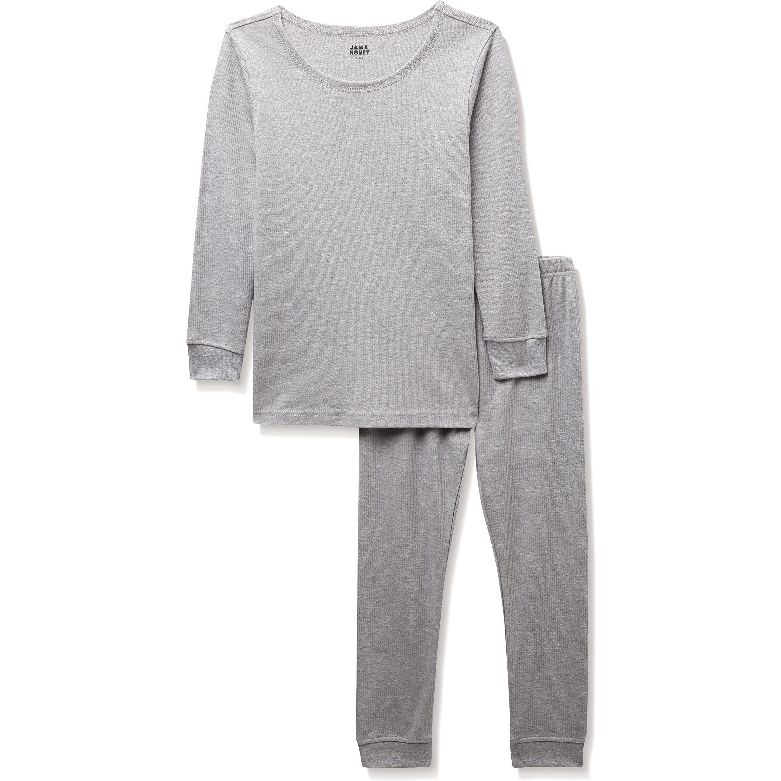 Amazon Brand - Jam & Honey Unisex-Child Kids Thermal Underwear (JH-AW21-THSET_Multi 3_9-10 Years)