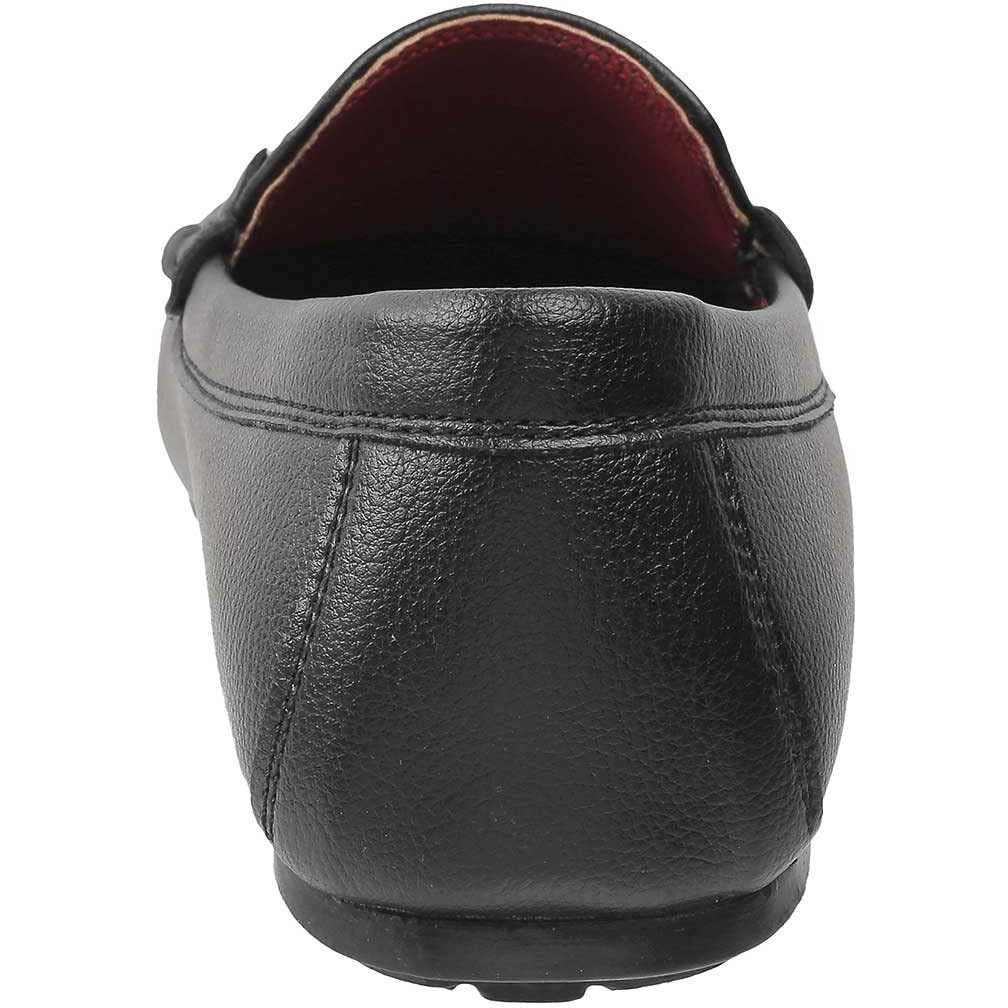 Mochi Men's Black Faux Leather Stylish Fashionable Loafer Shoes UK/7 EU/41 (71-8512)
