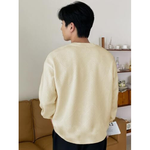 GRECIILOOKS Solid Regular Fit Plain Casual Stylish Latest | Full Sleeve T Shirt for Men (GL-MT-1122_White S)