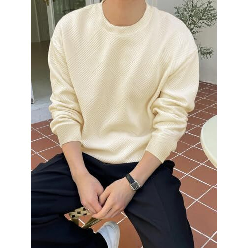 GRECIILOOKS Solid Regular Fit Plain Casual Stylish Latest | Full Sleeve T Shirt for Men (GL-MT-1122_White S)