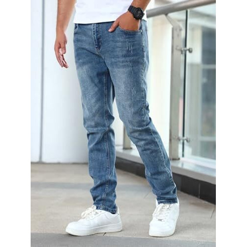 JVX Jeans for Men || Men Jeans || Men Jeans Pants || Denim Jeans (JEANS-07) (in, Numeric, 32, Blue)