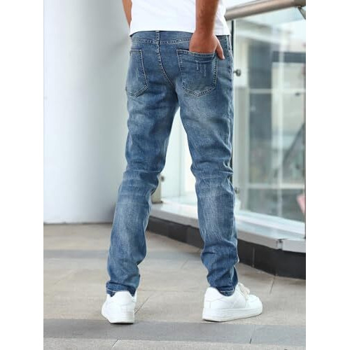 JVX Jeans for Men || Men Jeans || Men Jeans Pants || Denim Jeans (JEANS-07) (in, Numeric, 32, Blue)