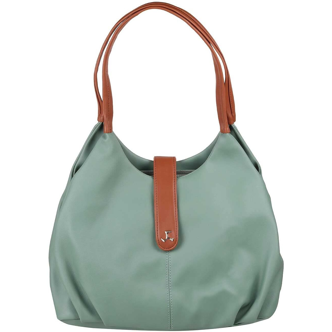 Mochi Light Green Women Shoulder Bag (66-8375)