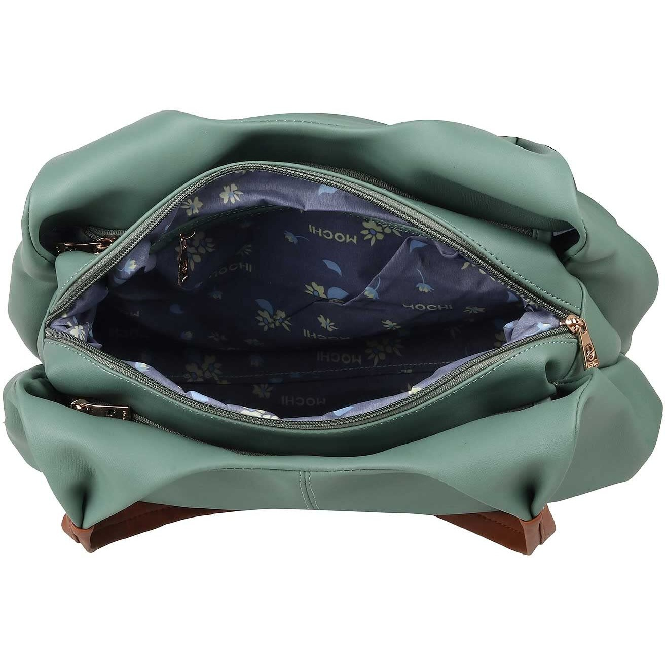 Mochi Light Green Women Shoulder Bag (66-8375)