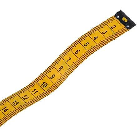 Eclet Durable Soft Sewing Tailor Tape Body Measuring Dress-Making Measure Ruler, 1.50 Meter, 150 cm, Multicolour(I)