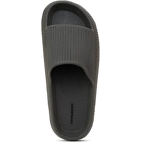 Hygear Men's Xpress Rust Grey Slippers_8 UK (HG-GE-1004)