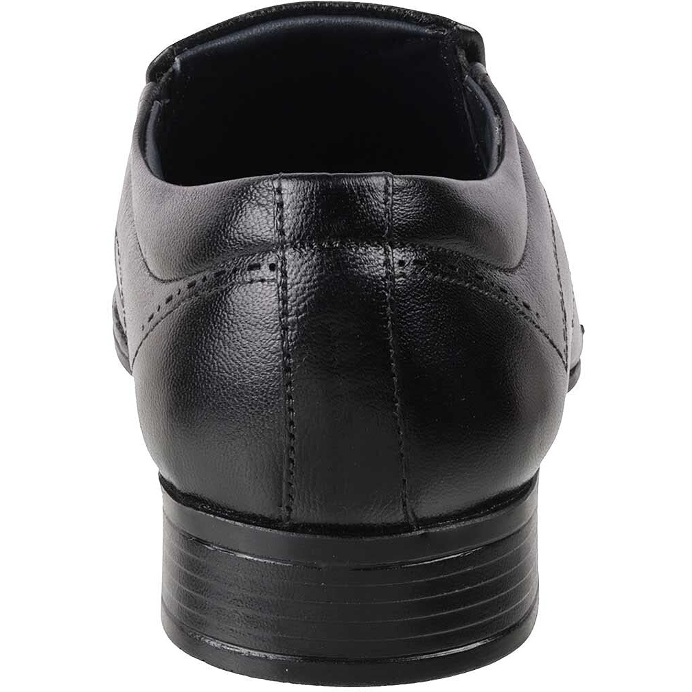 Mochi Men's Black Formal Faux Leather Stylish Moccasin Loafers UK/8 EU/42 (19-6502)