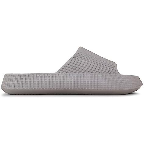 Hygear Men's Xpress Light Grey Slippers_8 UK (HG-GE-1004)