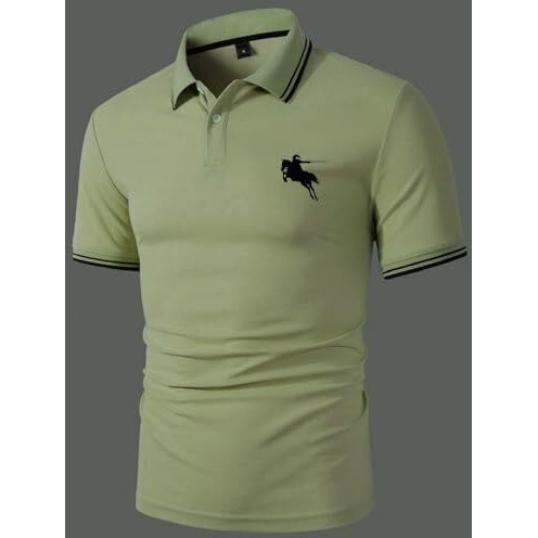 Men T-Shirt || T-Shirt for Men || Plain T Shirt || T-Shirt (Polo-18-21) (L, Grey)
