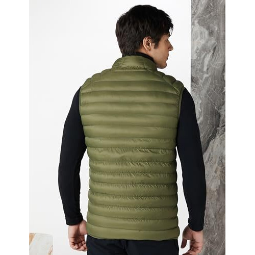 Amazon Brand - Symbol Nylon Men's Solid Full Sleeves Regular Fit Casual Jacket (Aw23-Sy-Jk-200_Olive_L)