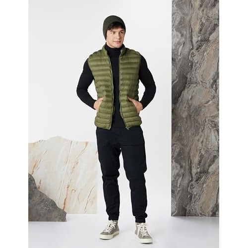 Amazon Brand - Symbol Nylon Men's Solid Full Sleeves Regular Fit Casual Jacket (Aw23-Sy-Jk-200_Olive_L)