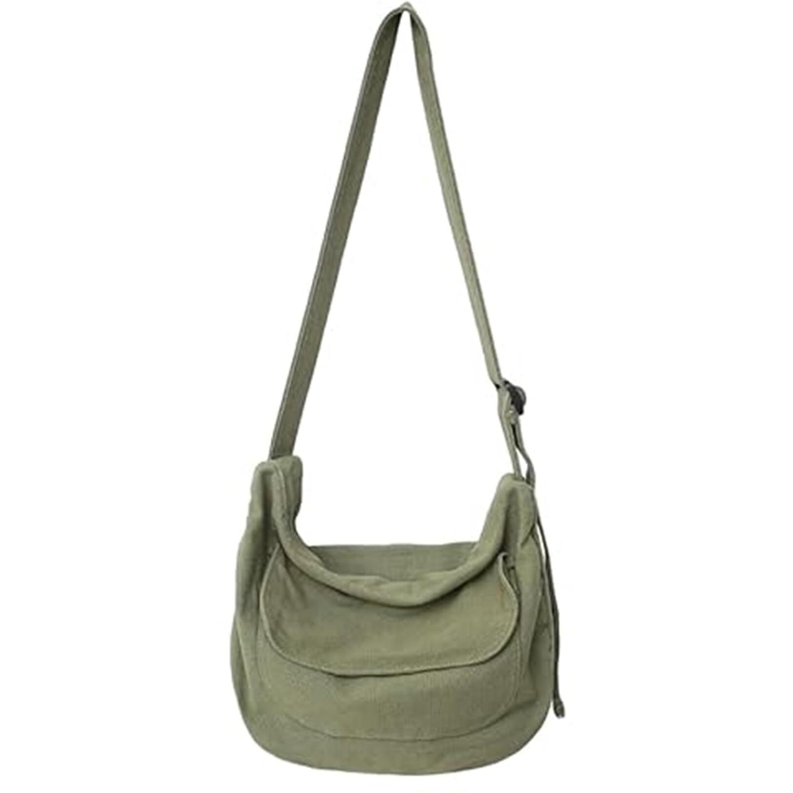Glowic Unisex Green Hobo|Side Collage Bag(WBAG-89)