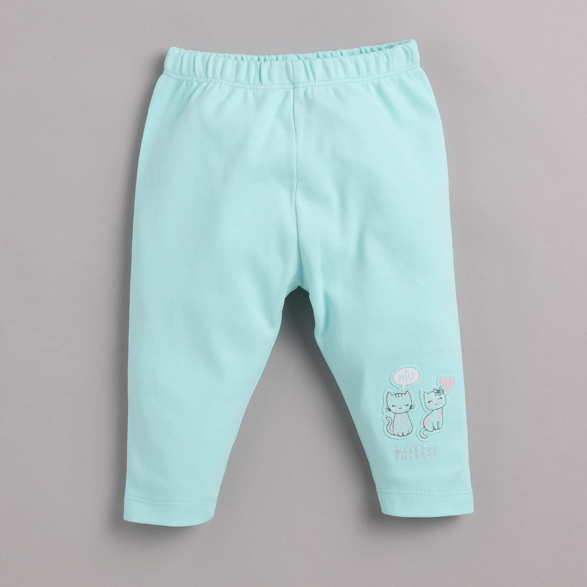 BABY GO Baby-Girl's Cotton Graphic Pajamas Pack of 1 (Gobs20-2497-3/6M-Pinkk_Pink_3 6 Months)