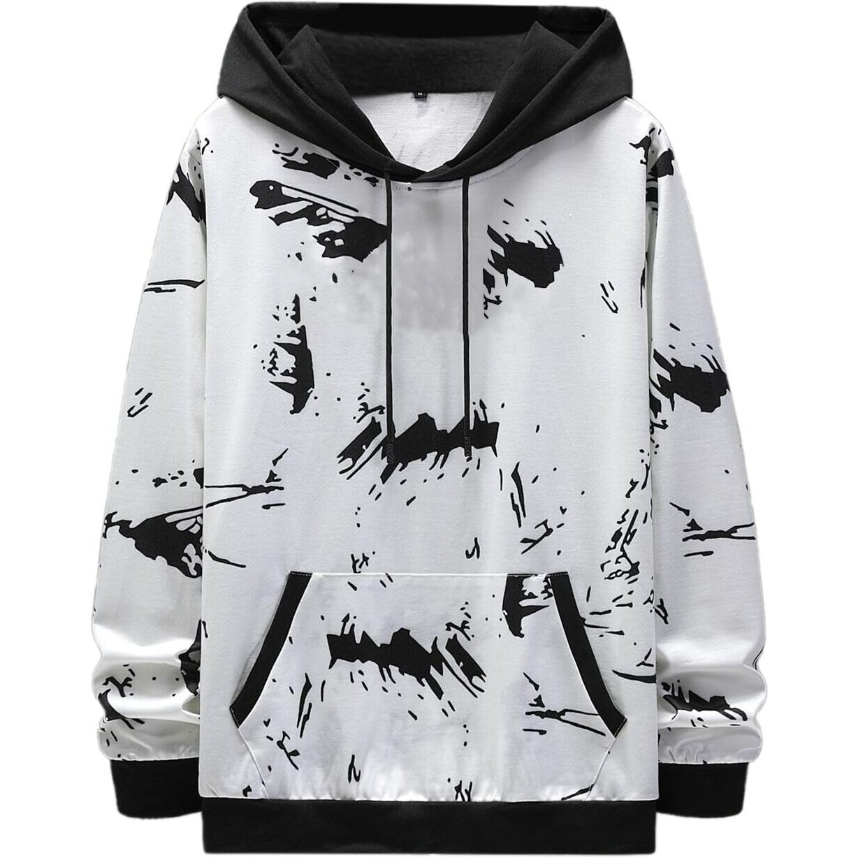 TOPLOT Unisex Woolen Blend Hooded Neck Hoodie (Hoodie-5147-L) White